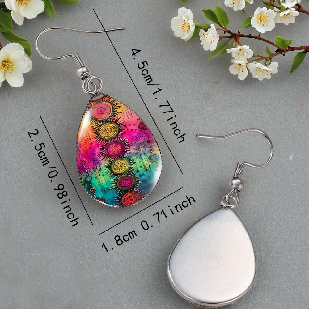 Unisex Bohemian Style Geometric Drop Earrings